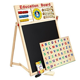 Bảng từ 2 mặt Education Board và bộ chữ số cho bé