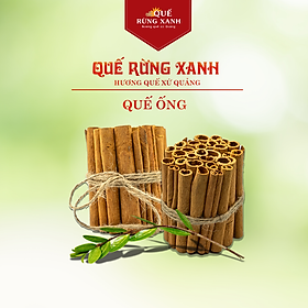 Quế ống điếu đã cạo nguyên chất 100% làm thơm phòng, đuổi muỗi, chống hôi miệng, ngăn ngừa các bệnh về tim 150g/hộp Quế Rừng Xanh - CHÍNH HÃNG