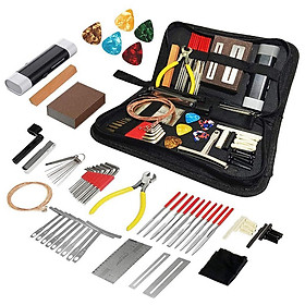 Hình ảnh sách 1set Compact Guitar Repair Tools Kit Maintenance Tool Kit Maintenance Set