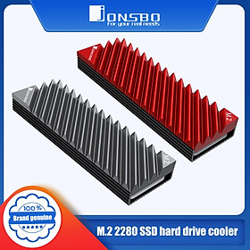 Jonsbo M.2 SSD NVME Heatkink M 2 2280 Solid State Disk Disk Aluminum Heatkink Gasket với Silicone Pad Nhiệt Phụ kiện PC Màu