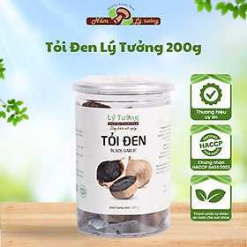 Tỏi Đen 200g - Thực phẩm Lý Tưởng - Tỏi Lên Men Tự Nhiên, Vị Ngọt Dẻo Dễ Ăn