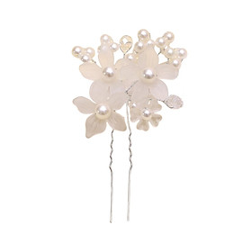Wedding Hair Pins, Elegant Floral Hair Accessories for Bridal Women