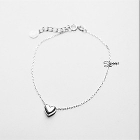 Lắc tay bạc 925 Mini Heart - Lắc tay trái tim nhỏ - quà tặng ý nghĩa - Shimmer Silver