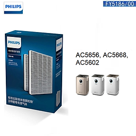Tấm lọc, màng lọc thay thế Philips FY5186/00 dùng cho các mã AC5656, AC5668, AC5602 - Hàng Chính Hãng