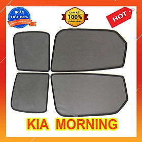 Hình ảnh Rèm Che Nắng Nam Châm Dành Cho Xe Kia Morning đời 2008 đến 2020