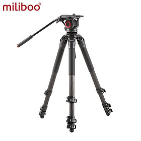 Miliboo T34 Chân máy xem máy ảnh chuyên nghiệp với Chất lỏng đầu 181cm cho máy quay/video/MILI kỹ thuật số chuyên nghiệp