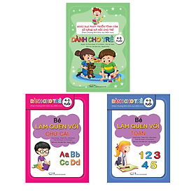 Combo 3 sách phát triển tư duy và kỹ năng xã hội cho bé 4-5 tuổi