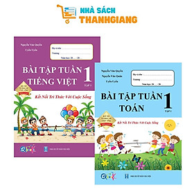 Download sách Sách – Combo Bài tập tuần Toán và Tiếng Việt 1 Tập 1 (Kết nối tri thức với cuộc sống)