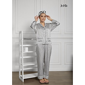 Đồ Bộ Nữ Mặc Nhà Pijama Dài Lụa Hàn Maxivic, La Mộc - MM112115