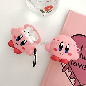 Bao Case Ốp dành cho  airpod 1 và 2, tai nghe bluetooth i11,i12, i100, i200, i9s... Kirby hình đẹp cao cấp