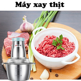 Mua Máy xay thịt - Loại 2L và 3L - Máy xay thịt đa năng  thực phẩm  trái cây  hoa quả cao cấp