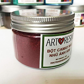Mua Bột camay nhũ ánh kim pha Epoxy Resin màu ĐỒNG ĐỎ - RED COPPER 50g
