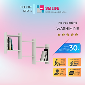 Mua Giá đỡ sách treo tường thiết kế nhỏ gọn SMLIFE Washimine