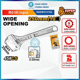 Mua Mỏ lết cầm tay đa năng INGCO HADW131 6  8  10  12  15” 18”cờ lê thép Cr-V siêu cứng chống rỉ điều chỉnh độ mở sữa chữa tháo mở bulong