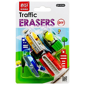 Vỉ Gôm Tẩy Traffic DIY - Qihao QH8346 - Mẫu 2