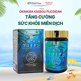 Fucoidan Genki Fami Nhật Bản, Tăng Cường Đề Kháng, Miễn Dịch, Hỗ Trợ Ngăn Ngừa Ung Bướu Hộp 150 viên