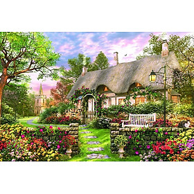 Tranh ghép hình 1000 mảnh bằng giấy Jigsaw Puzzle hình NGÔI NHÀ THƠ MỘNG