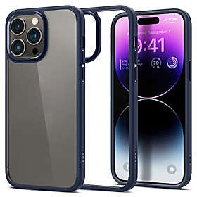 Ốp lưng chống sốc viền cao su cho iPhone 14 Pro (6.1 inch) thiết kế mặt lưng trong suốt Hiệu Rock hybrid tective Case (độ đàn hồi cao, bảo vệ toàn diện, tản nhiệt tốt) - hàng nhập khẩu