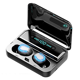 Tai Nghe Bluetooth Nhét Tai 5.0 VINETTEAM Hai Tai Chống Nước Kèm Dock Sạc