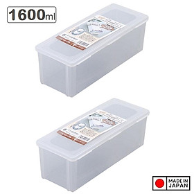Mua Hộp Nhựa Đựng Muỗng Đũa An Toàn Có Nắp Khóa Sanada 1.6L hàng Made in Japan