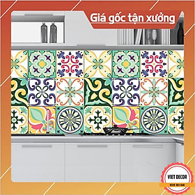 Decal Gạch Bông C2 - Set 30 ô 20x20cm - Decal Dán tường, Dán bếp, Trang trí nhà cửa
