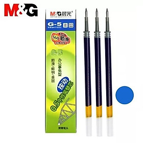 Hộp 20 ruột bút ký gel nước xoay 360 độ M&G G5 thay thế cho bút K35 / 02376 / 1163