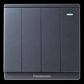 Mua Bộ 4 công tắc B có chỉ báo  màu trắng  vàng ánh kim  xám ánh kim (Dòng Moderva)