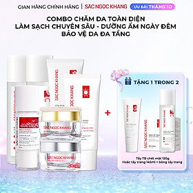 [COMBO 7 món] Chăm sóc da toàn diện dưỡng da cơ bản + kem dưỡng da ban ngày (30ml) + ban đêm (30g) + Serum dưỡng trắng diệu kì 30ml