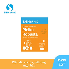 SHIN Cà Phê - Cà phê túi nhúng đặc sản Pleiku Robusta hộp 10 gói