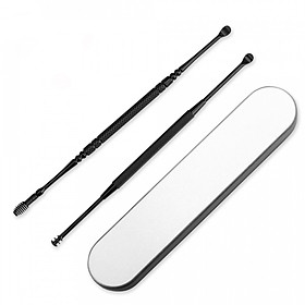 Dụng Cụ Lấy Ráy Tai Sử Dụng 2 Đầu Bằng Thép Không Gỉ