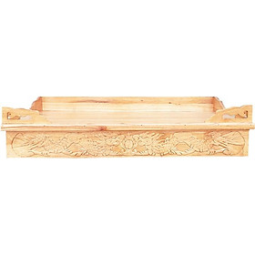 Mua Bàn thờ treo tường gỗ Xoan Đào ngang 80 cm trạm rồng mẫu 2