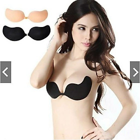 Combo 2 cái áo dán cánh tiên hình quả xoài nâng ngực màu da và đen