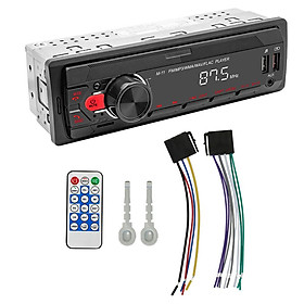 Car MP3 Player BT Stereo Receiver FM Radio Hands-Free Calling Support USB Charging U-Disk/TF Card/AUX-IN Voice Assist