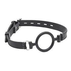 Adults Rubber Open Mouth O Ring Gag Body Restraints Adjustable Strap Costume