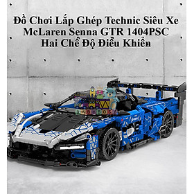 Đồ Chơi Lắp Ghép Technic Xe McLaren Senna GTR Với 1404 Chi Tiết, Xe Điều Khiển Từ Xa McLaren Senna GTR Tay Cầm RC,  Mô Hình Siêu Xe McLaren Senna GTR