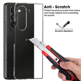 Ốp lưng chống sốc trong suốt cho Samsung Galaxy Z Fold 5 hiệu Likgus Crashproof giúp chống chịu mọi va đập - hàng nhập khẩu