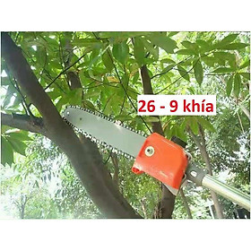 Mua Bộ lam xích cắt tỉa cành trên cao  gắn cần máy cắt cỏ 2 thì  4 thì ống cần 26 - 9 khía  28 - 9 khía tùy chọn