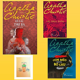 Hình ảnh Combo Agatha Christie : Cây Bách Buồn, Cô Gái Thứ Ba và Con Mèo Giữa Đám Bồ Câu ( Tặng Kèm Sổ Tay Xương Rồng )