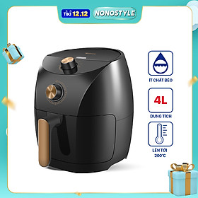 Nồi Chiên Không Dầu BIYI AF611 (4L) - Hàng Chính Hãng - Màu Đen