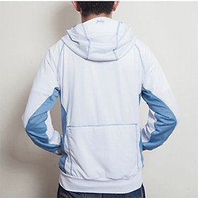 Áo khoác nam chống nắng UPF50+ -màu trắng xanh