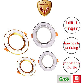 Mua Đèn Led Âm Trần 7W 3 Màu   Đèn Downlight 7W Trang Trí Trần Thạch Cao