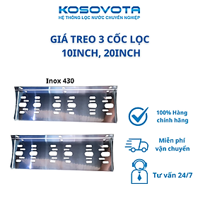 Mua Giá treo 3 cốc lọc 10  20 inch inox (Hàng chính hãng)