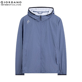 Áo Khoác Dù Nam Chống Nắng Giordano UPF 50+ Chất Mỏng Nhẹ Có Thể Gấp Gọn Windbreaker 01072011