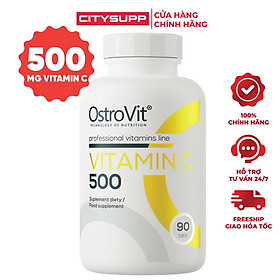 Viên Uống Bổ Sung Vitamin C Ostrovit (500mg) Chống Oxy Hóa, Tăng Hệ Miễn Dịch | Nhập Khẩu Ba Lan