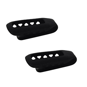 2x Silicone Rubber Clip Clamp Belt Holder Case Cover for One Black