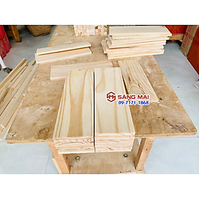 Mua  MS16  - Tấm gỗ thông mặt rộng 10cm x dày 1cm x dài 30cm + láng mịn 4 mặt