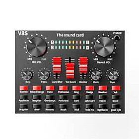 Mua Sound Card V8S+bản nâng cấp có Bluetooth  Pin Sạc – Thu Âm Hát Livestream Karaoke