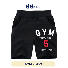 Quần short bé trai 27Kids Quần đùi thể thao nam 100% Cotton cho trẻ từ 2