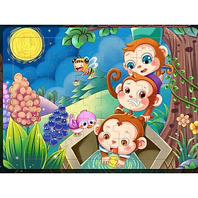 Đồ chơi trẻ em Ghép hình gỗ 60 chi tiết cho bé phát triển trí tuệ