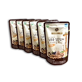 Combo 6 bịch Sữa Dinh Dưỡng Tăng Chiều Cao từ Óc chó Hạnh nhân Đậu đen 195ml/bịch